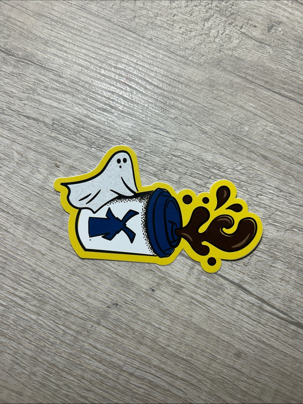 Dutch Bros Sticker Ghost